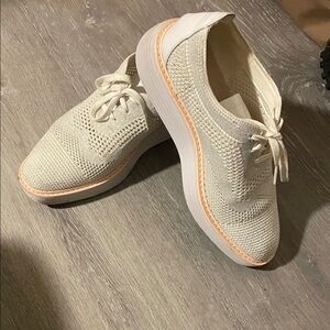 Cole Haan Off-White Knit Sneakers